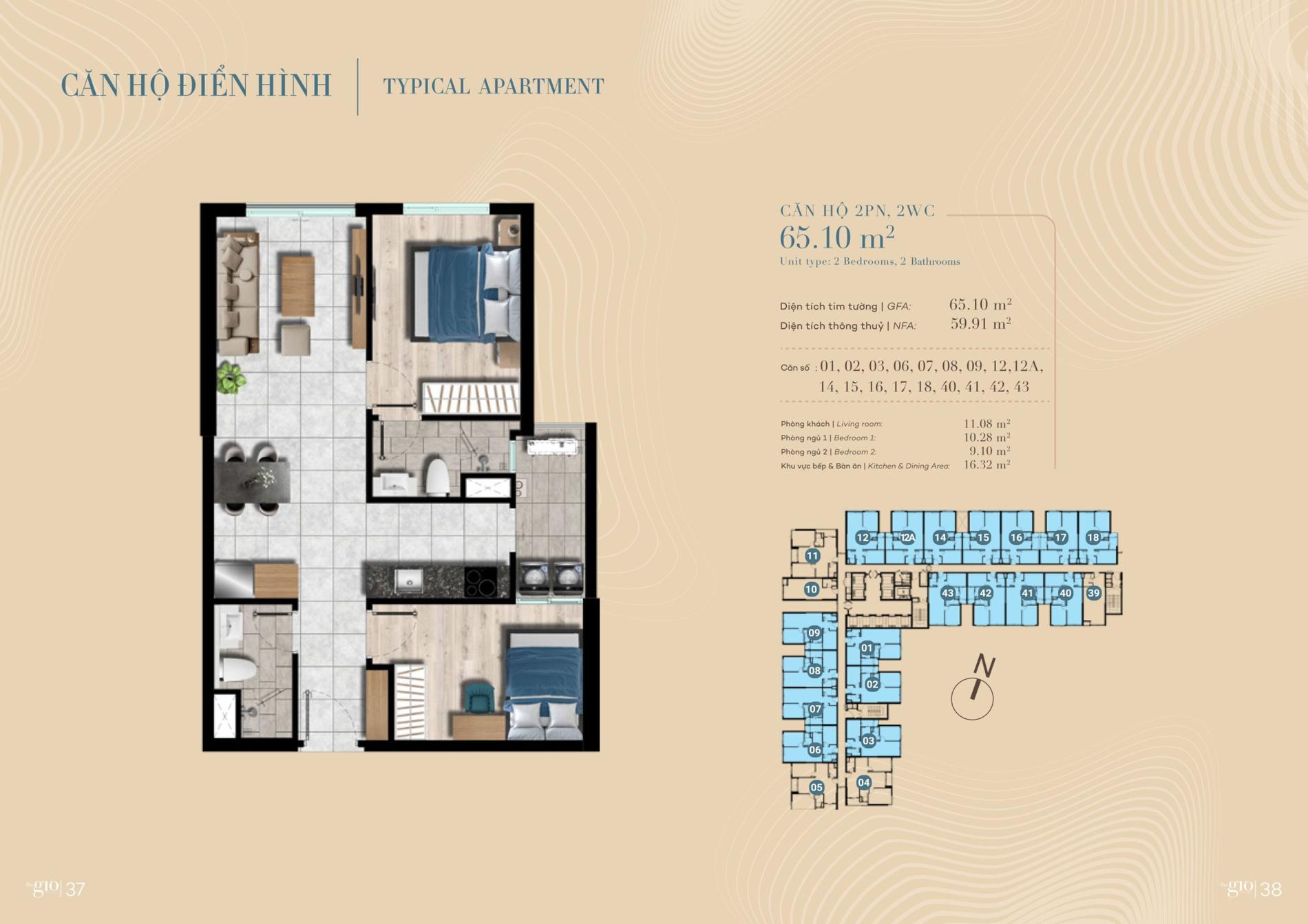 Mặt bằng & thiết kế River Collection
