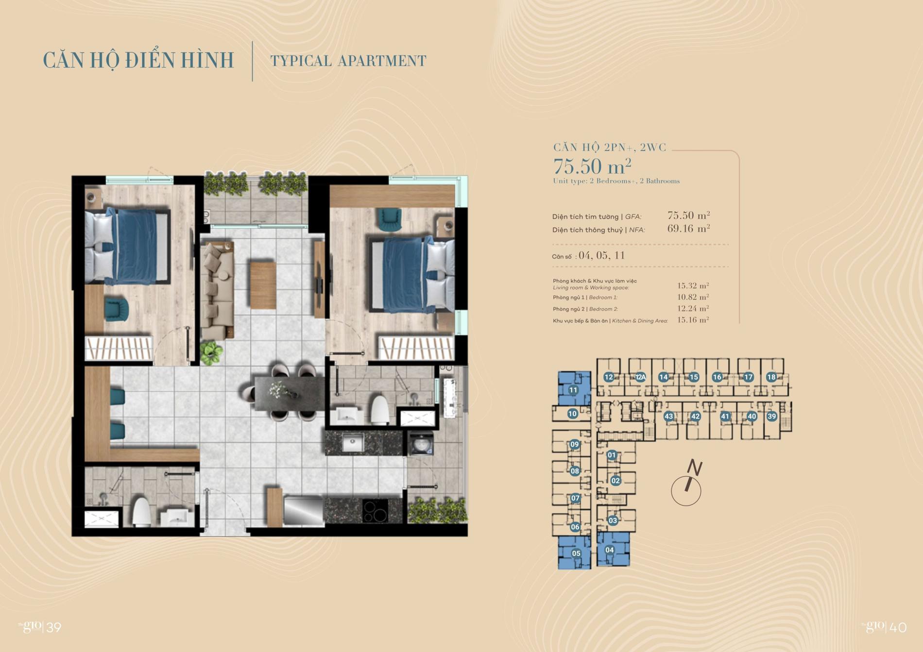Mặt bằng & thiết kế River Collection